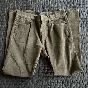 J Crew slim fit corduroy pants size 30/30